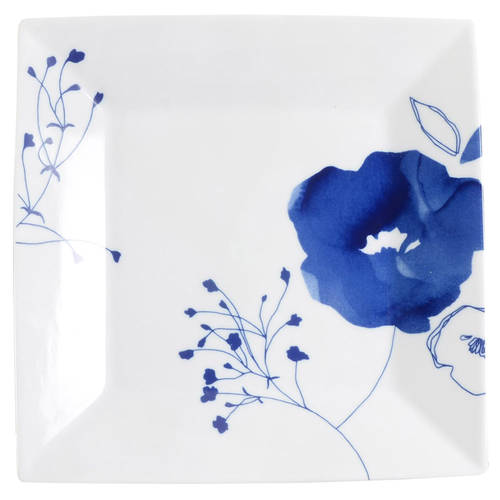 Indigo Bloom Salad Plate
