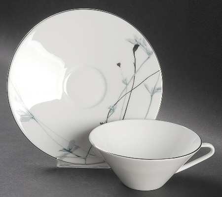 Waverly Flat Cup & Saucer Set