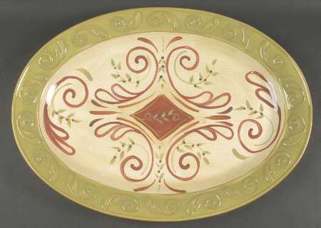 Amalfi 19" Oval Serving Platter