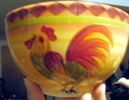 Roosters of Seville by Canterbury Potteries