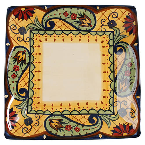 Crown Jewel Square Dinner Plate