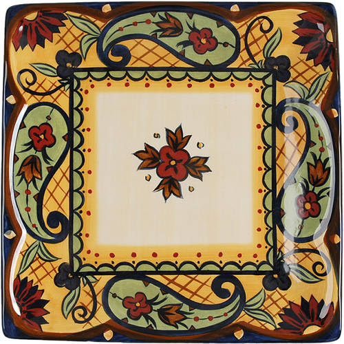 Crown Jewel Square Salad Plate