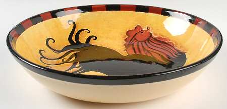 Rise and Shine 13" Pasta Serving Bowl