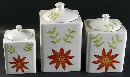 Happy Days (Corelle) (3 Piece) Canister Set (Box Set)