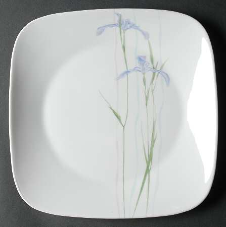Shadow Iris (Corelle) Square Dinner Plate