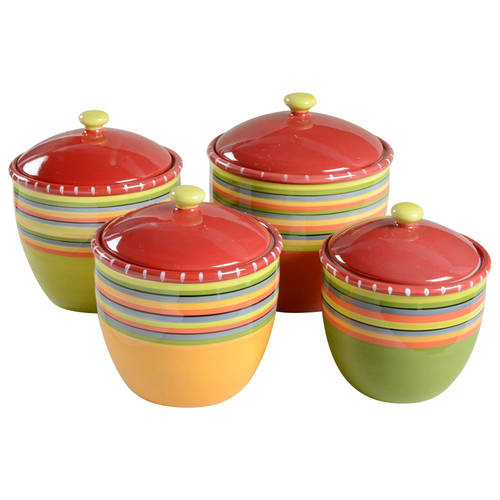 Hot Tamale (4 Piece) Canister Set (Box Set)