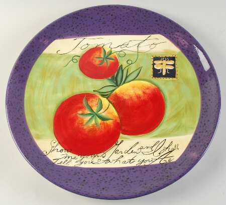 Gourmet Veggies 16" Chop Plate (Round Platter)