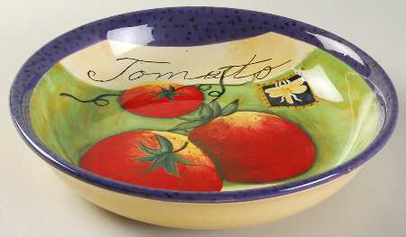 Gourmet Veggies 9" Soup/Pasta Bowl