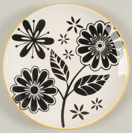 Silhouettes Salad Plate
