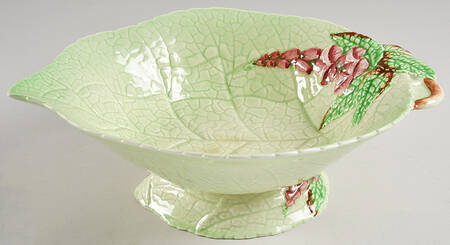 Fox Glove 8" Footed Bowl