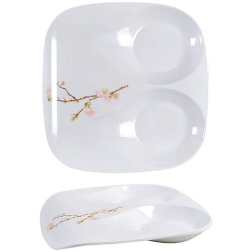 Cherry Blossom (Thin Body, Corelle) Melamine Double Spoon Rest/Holder
