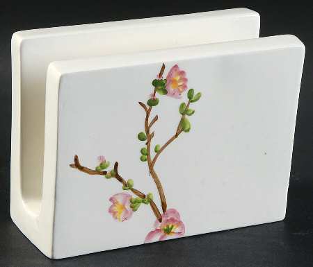 Cherry Blossom (Thin Body, Corelle) Napkin Holder