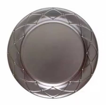 Meridian Bronze Metallic Dinner Plate by Casafina