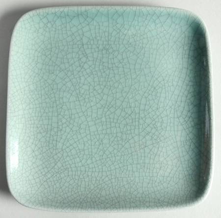 Ancien Celadon Square Salad Plate