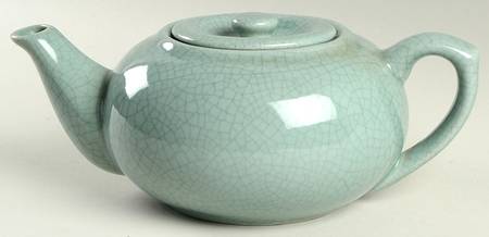 Ancien Celadon Teapot & Lid