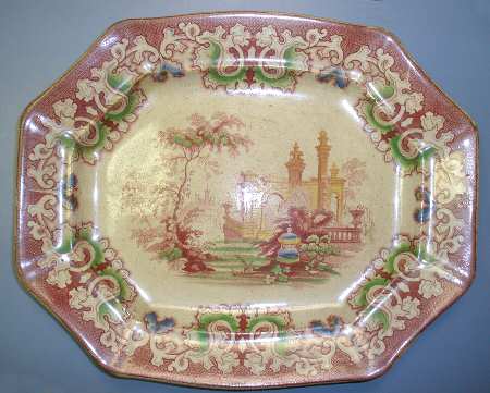 Athens Pink by Charles Meigh &amp; Sons