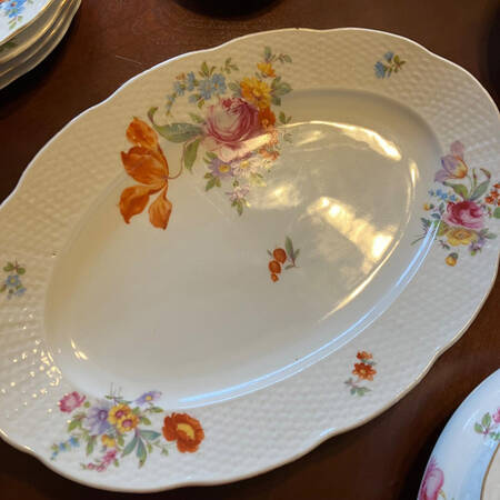 7723 14" Oval Serving Platter