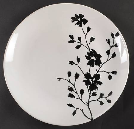 Mon Cheri Black Dinner Plate