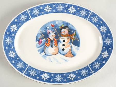 C4R1 14" Oval Serving Platter