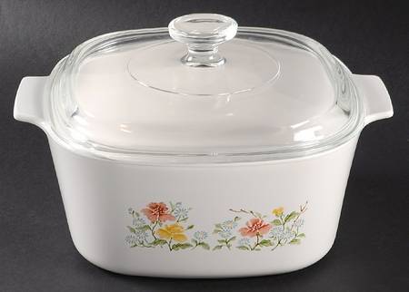 Autumn Meadow 3 Quart Square Casserole with Lid