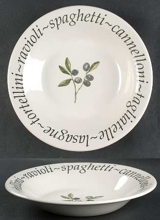 Italian 10" Individual Pasta Bowl by Creative (England)