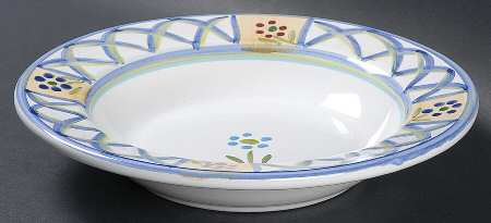 Greca Large Rim Soup Bowl
