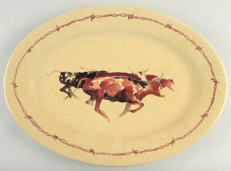 Classic West 18" Oval Serving Platter