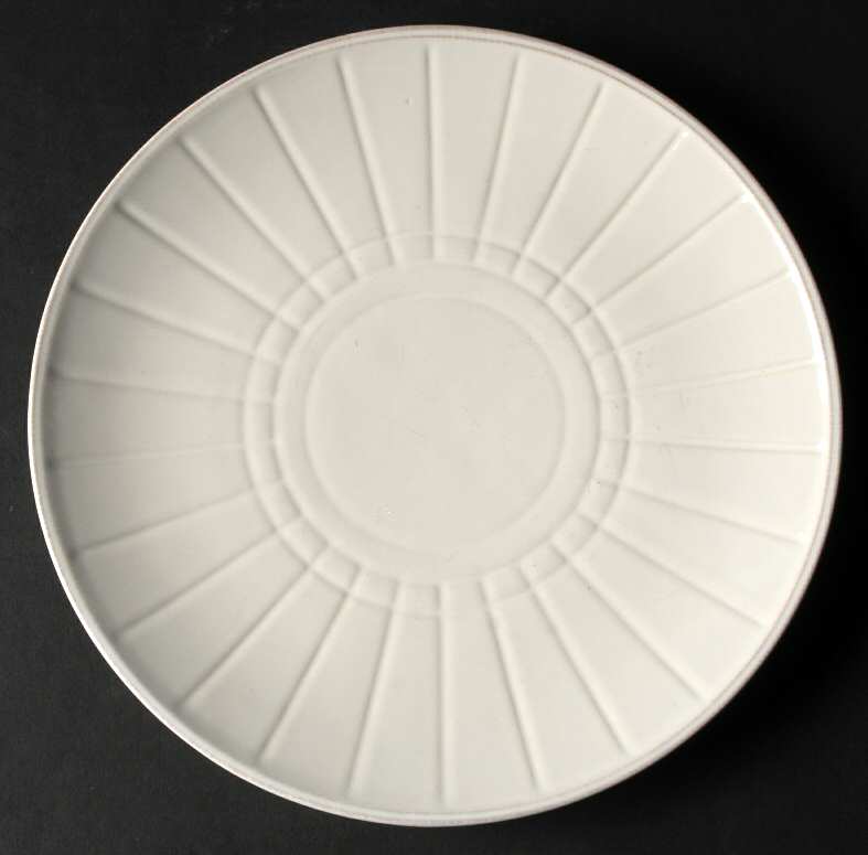 Cooper White Coupe Salad Plate