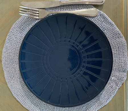 Cooper Blue Coupe Salad Plate