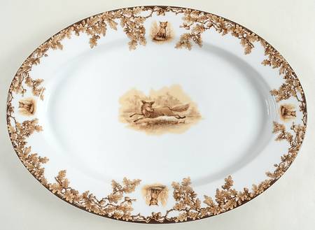 Aiken 16" Oval Serving Platter by C E Corey