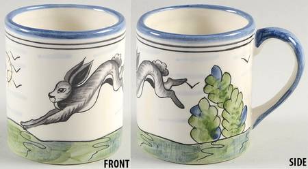 Le Lapin Mug by C E Corey