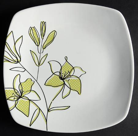 Lily Blossoms Salad Plate
