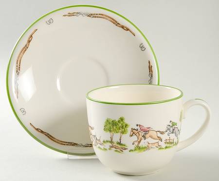 Chase, The Flat Cup & Saucer Set