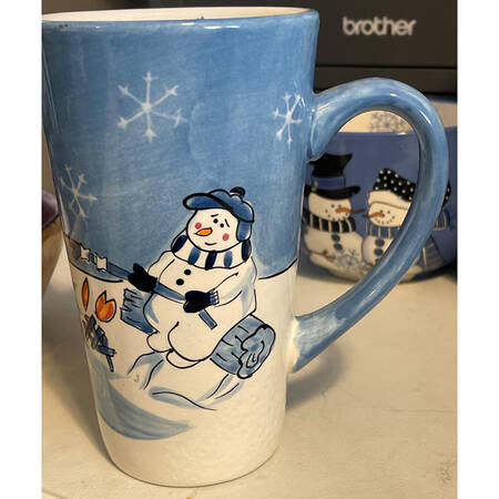 Snow Valley Latte Mug