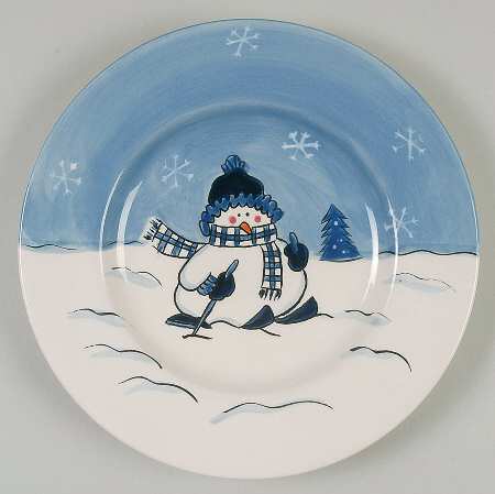Snow Valley Salad Plate