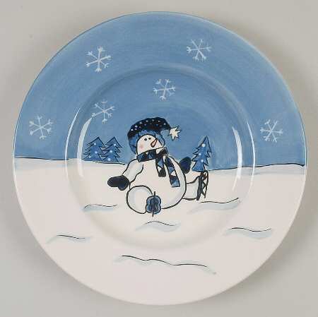 Snow Valley Salad Plate
