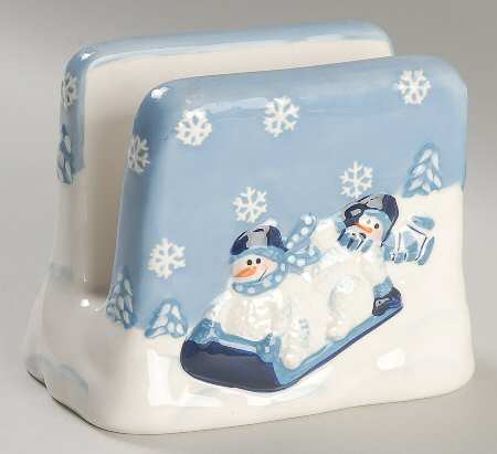 Snow Valley Napkin Holder