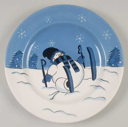 Snow Valley Dinner Plate