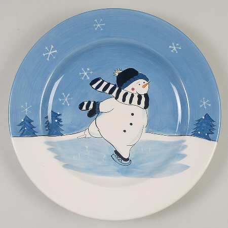Snow Valley Dinner Plate