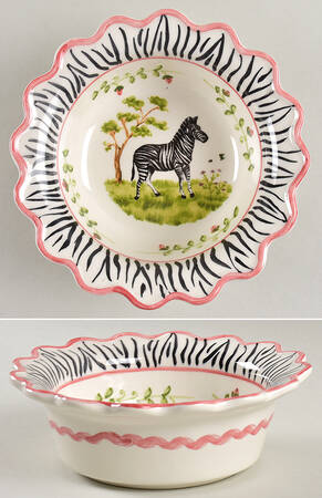 Zebra Soup/Cereal Bowl