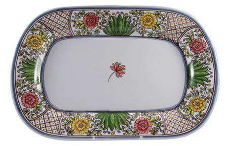 Poppy 15" Oval Serving Platter