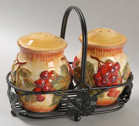 Siena Salt & Pepper w/Metal Stand