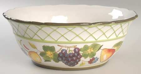 Tuscan Garden 11" Round Serving Bowl