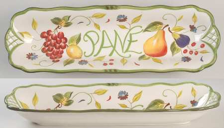 Tuscan Garden 17" Bread Tray