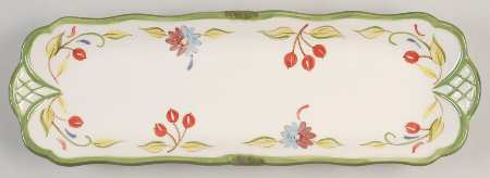 Tuscan Garden Tray Only for 3 Bowl Condiment Set