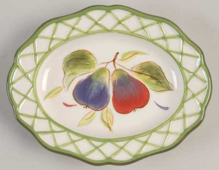Tuscan Garden Canape Plate