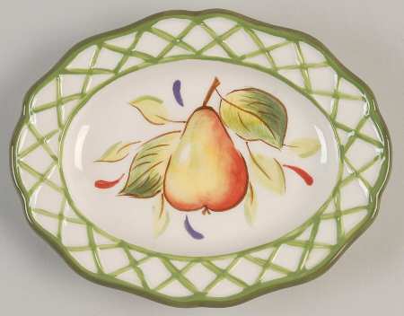 Tuscan Garden Canape Plate