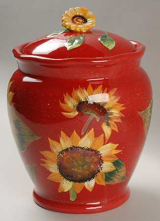 Sun Blossom Large Canister & Lid