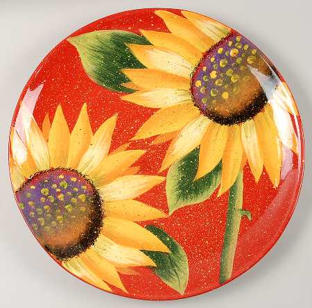 Sun Blossom 15" Chop Plate (Round Platter)