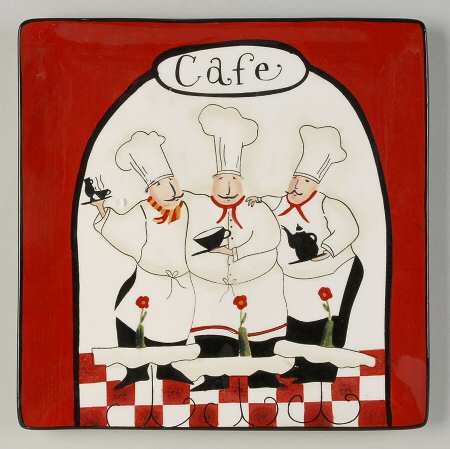 Salute Square Salad/Dessert Plate